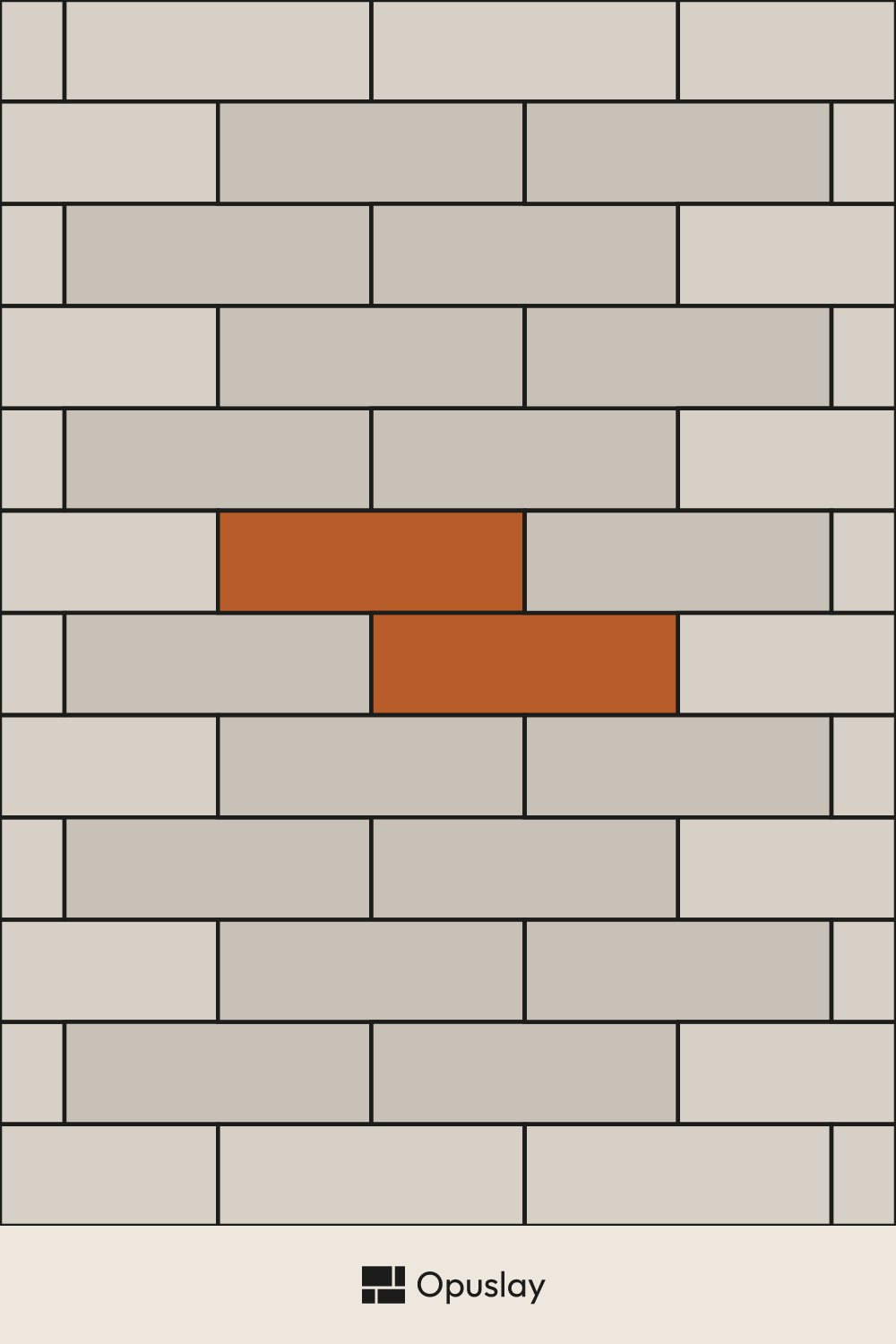 4x12 Tile Pattern tile layout diagram — repeating pattern with one module highlighted