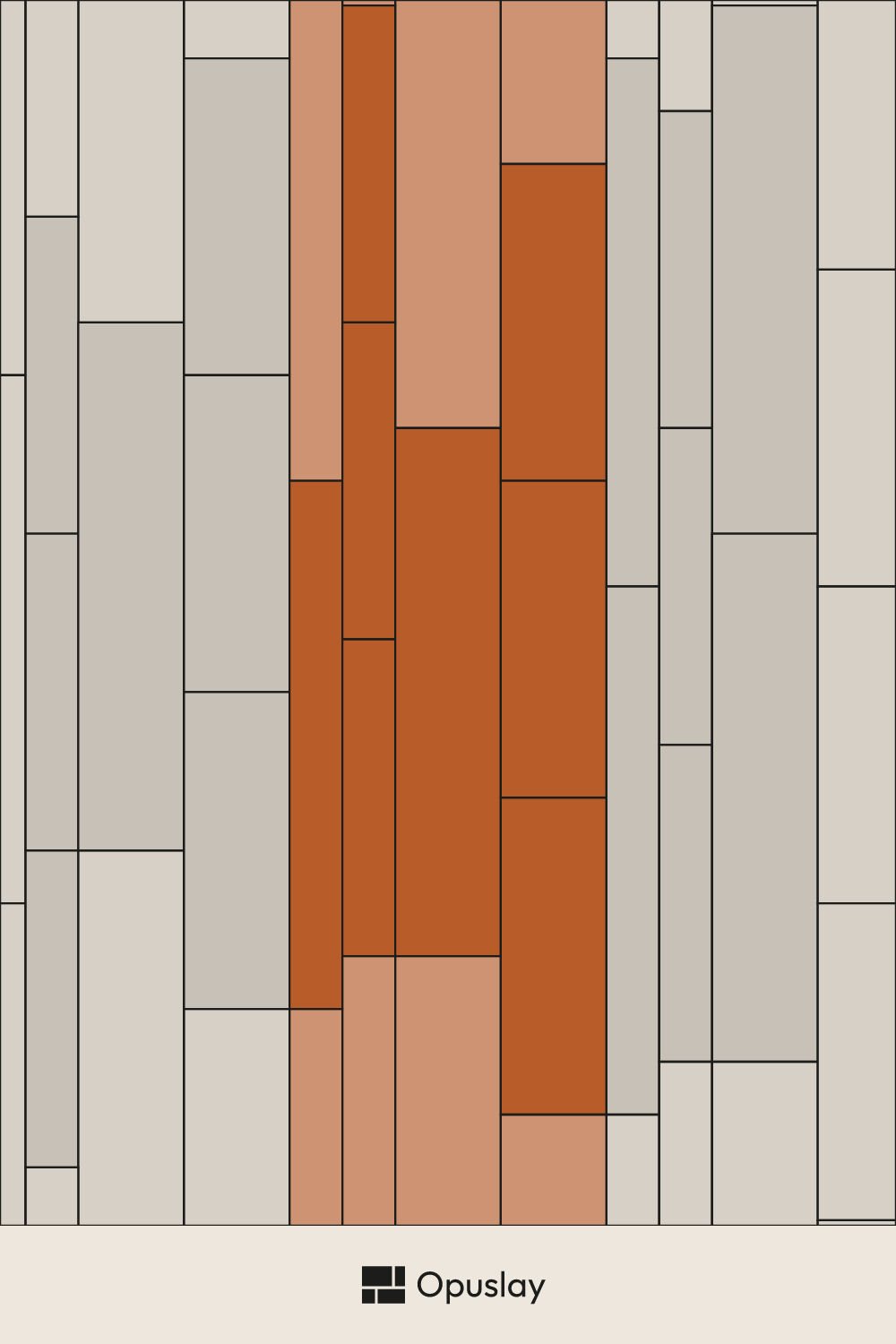 Multi-Tile Pattern — 4x24 & 4x40 & 8x24 & 8x40 tile layout diagram — repeating pattern with one module highlighted