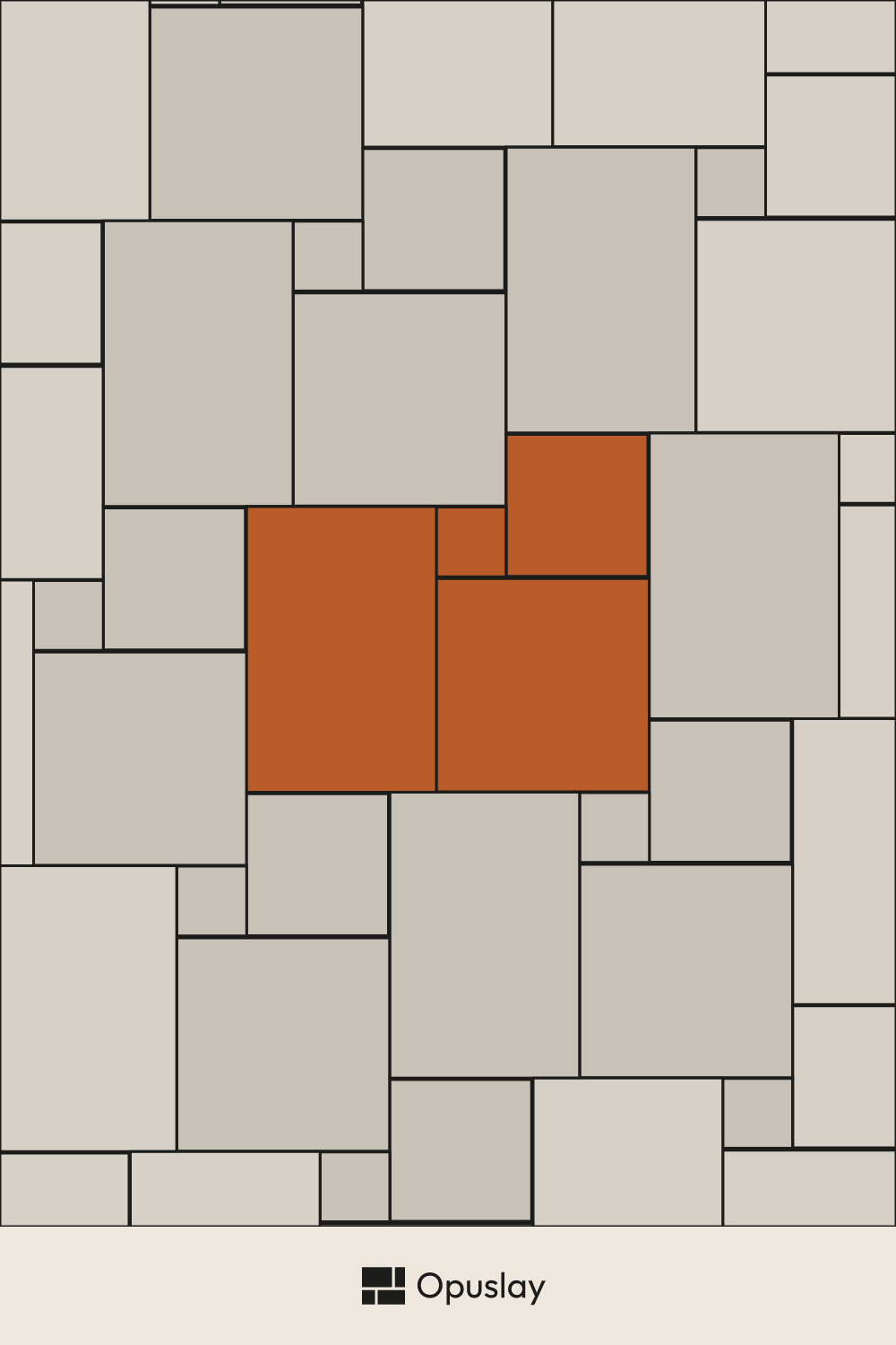 Multi-Tile Pattern — 6x6 & 12x12 & 16x24 & 18x18 tile layout diagram — repeating pattern with one module highlighted