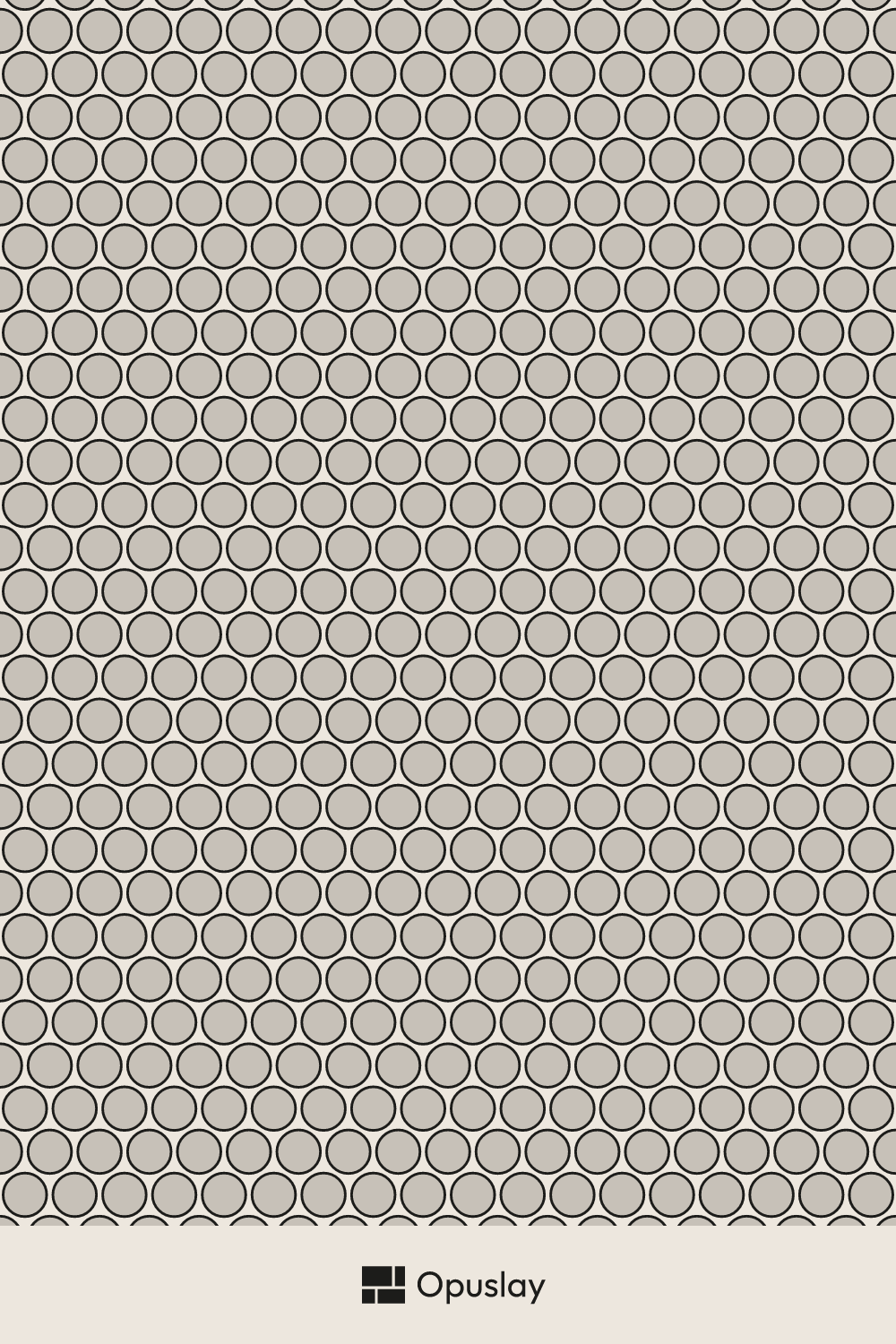 Penny Tile Pattern tile layout diagram — repeating pattern with one module highlighted