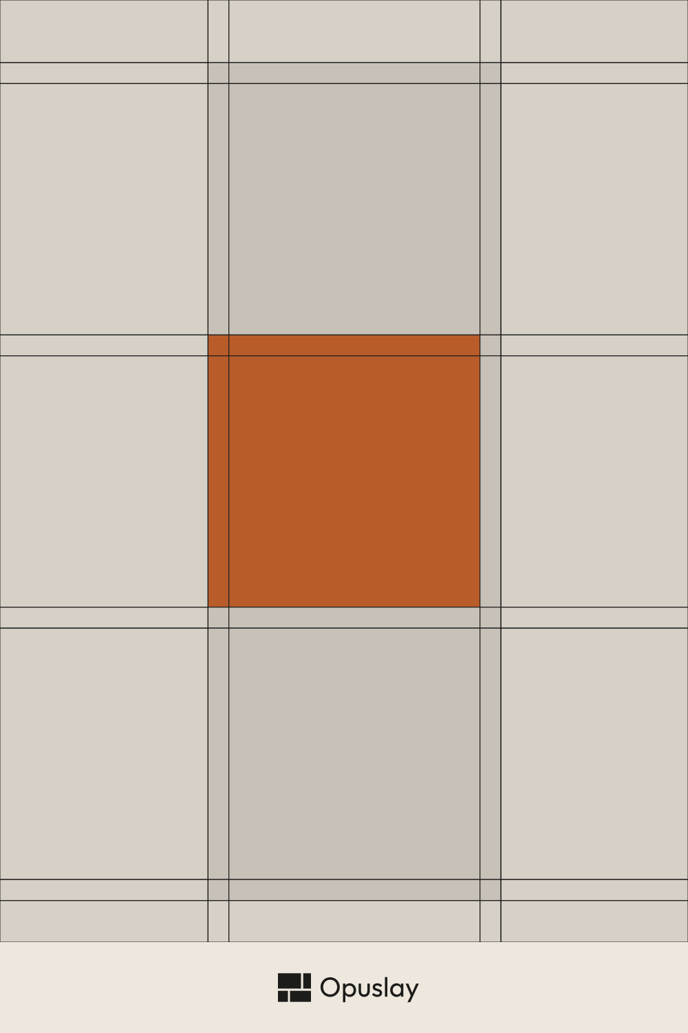 Three-Tile Pattern — 2x2 & 2x24 & 24x24 tile layout diagram — repeating pattern with one module highlighted