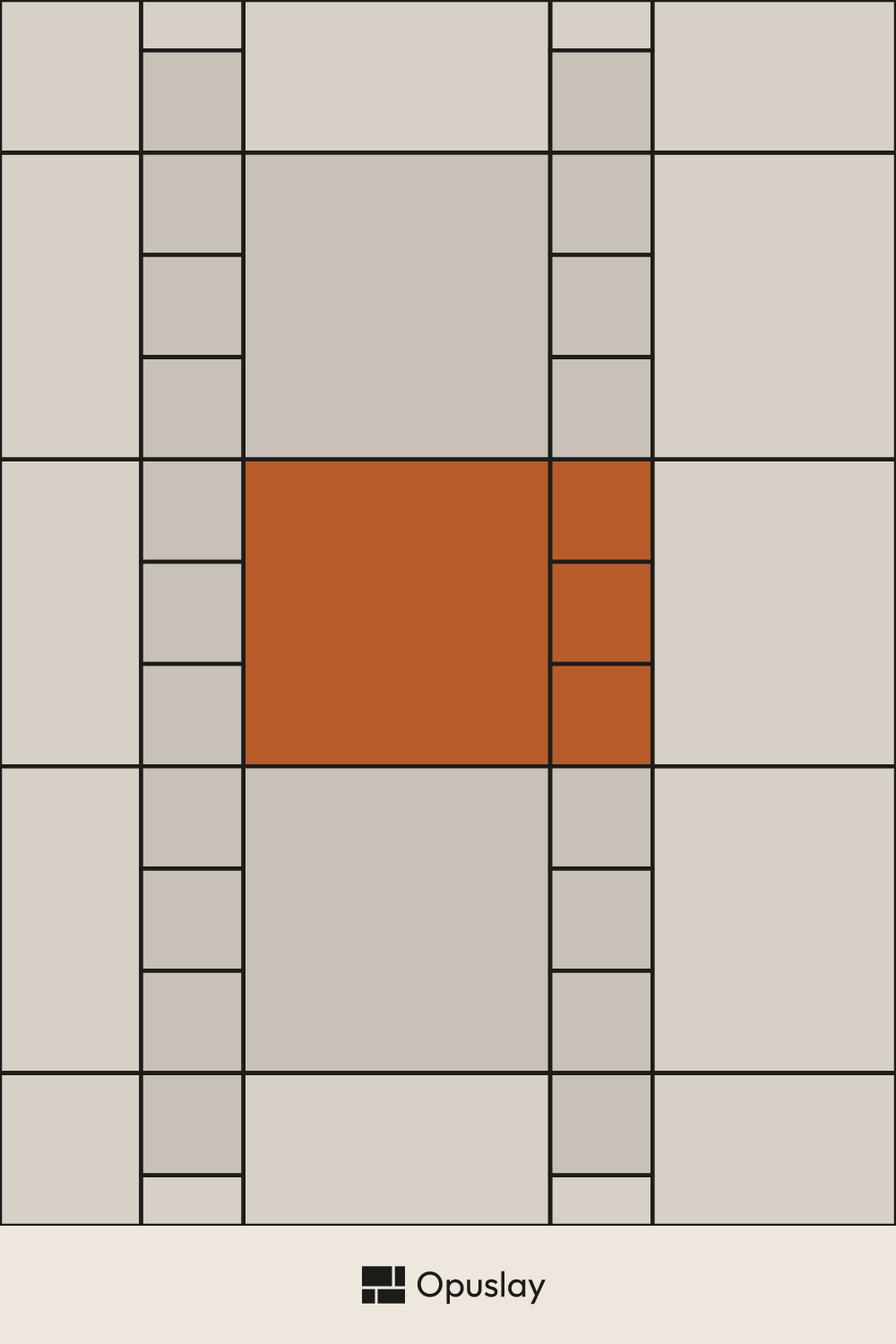 Two-Tile Pattern — 6x6 & 18x18 tile layout diagram — repeating pattern with one module highlighted